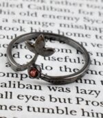 Garnet Nature Inspired Ring.