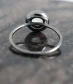 Victorian Moon Stone Halo Ring.