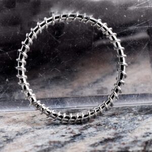 Wire Wrapped Twist Ring.