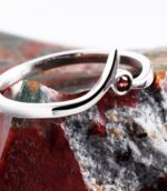 Garnet Religious Ring.