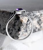 Natural Delicate Amethyst Ring.