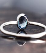 Natural Bluetopaz Unique Ring.