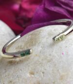 Diamond Emerald Cuff Ring.