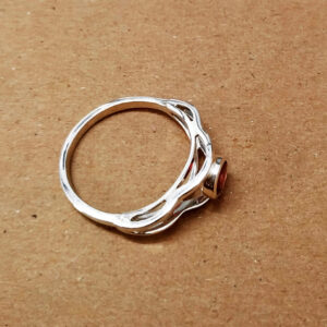 Garnet Petite Ring.