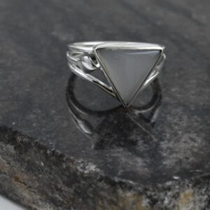 Grey Moonstone Divine Ring.