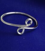 Adjustable Curly Handmade Swirl Ring.