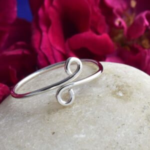 Adjustable Curly Handmade Swirl Ring.