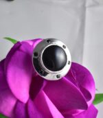 Sterling Silver Black Onyx,Handmade Onyx Unique Divine Ring.